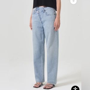 Agolde Crisscross straight leg jean size 28